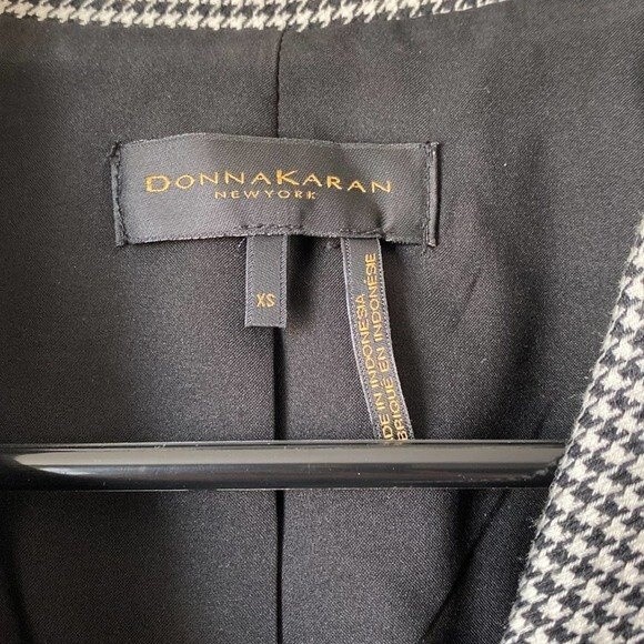 Donna Karan Herringbone Double Breasted Blazer in Size XS Womens - Picture 5 of 7